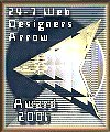 24-7 Web Designers Arrow
Award